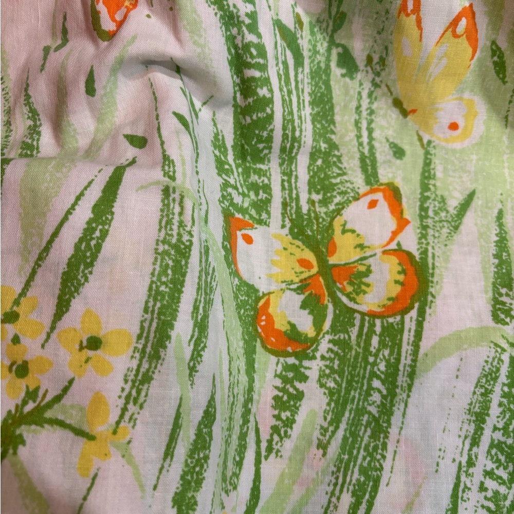70’s Vintage Bibb set of  two standard pillowcases-MCM